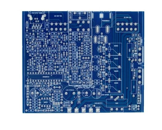 Industrial Power Double-Sided Rigid PCB Product (Blue Solder Mask)